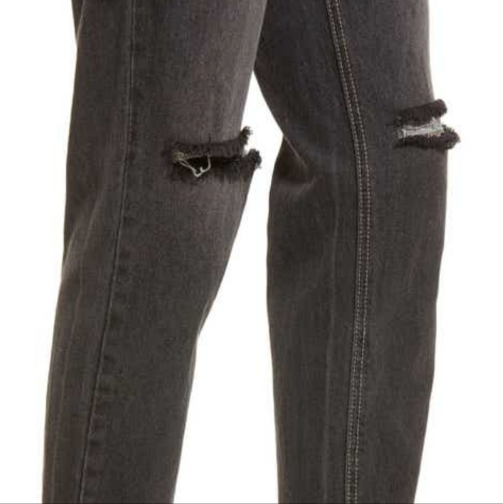 Nordstrom BP. | Ripped High Waisted Ankle Mom Jeans